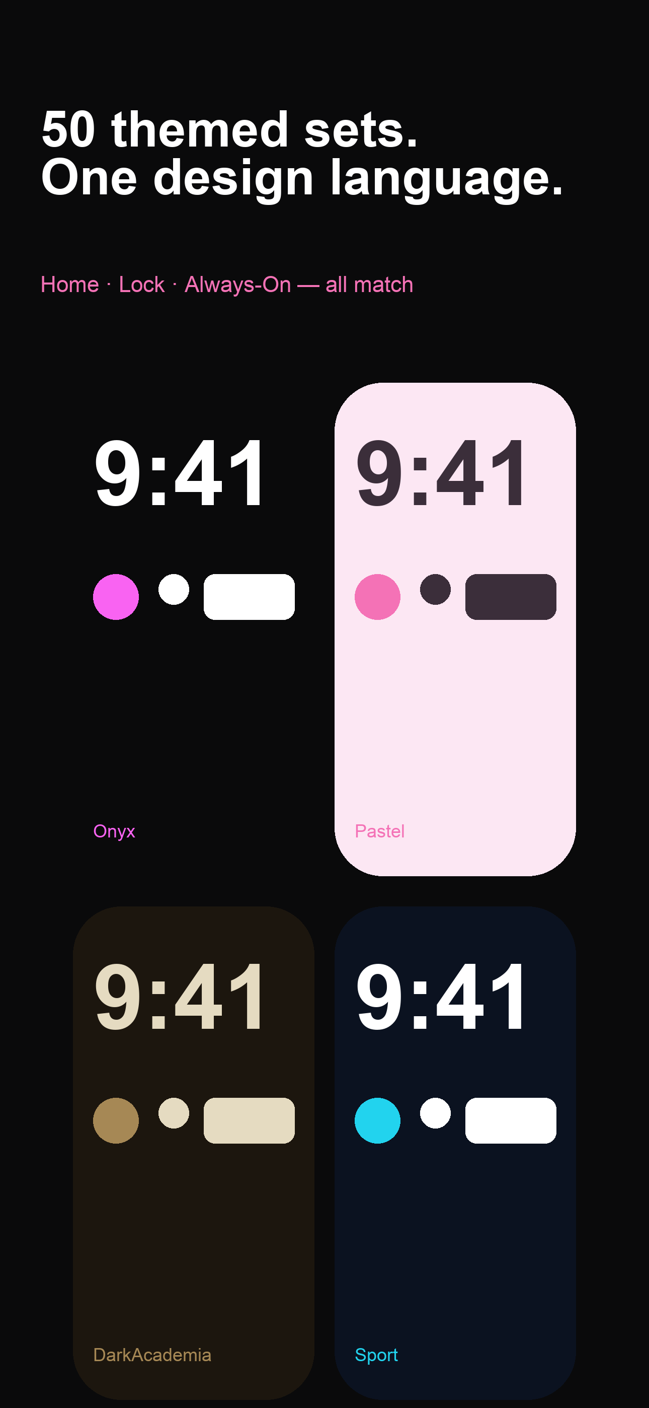 Themed lock screens